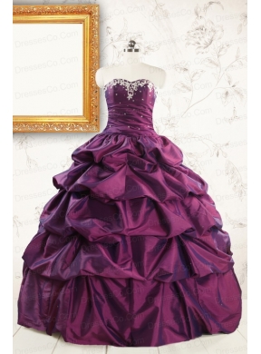 Ball Gown Sweet Sixteen Dress with Appliques