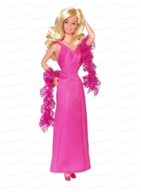 Satin Hot Pink Made To Fit The Quinceanera Doll