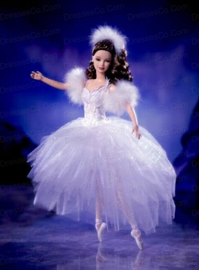 Tulle Beading Ball Gown Quinceanera Doll Dress