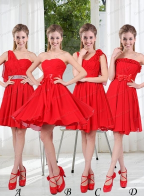The Brand New Style Bridesmaid Dress Chiffon Ruching with A Line