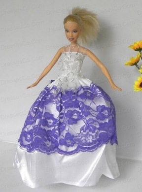 Free Shippment Quinceanera Doll Wedding Clothes Party DressGown