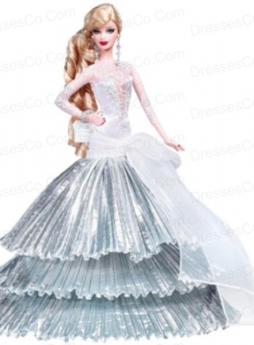 Elegant Party Dress With Special Made To Fit The Quinceanera Doll