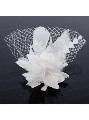 Beautiful Feather and Tulle Fascinators
