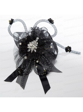 New Arrival Fascinators with Beading Imitation Pearls and Rhinestone