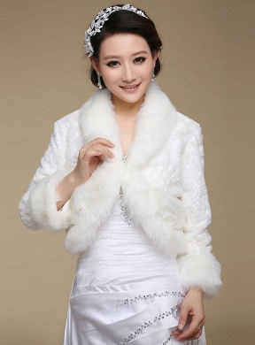 Brand New Long Sleeves Faux Fur Wraps for