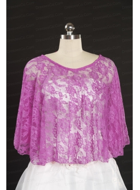 Summer Beading Lace Pink Hot Sale Wraps for 2014
