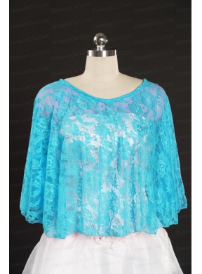 Lace Beading Hot Sale Wraps for Baby Blue