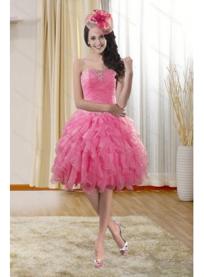 Most Popular Prom Dress with Ruffles and Beading
