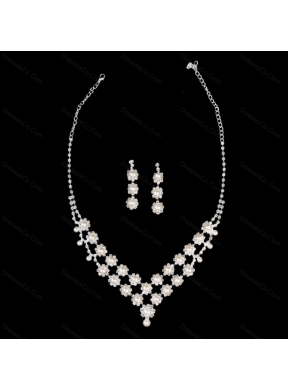 Jewelry Set Including Necklace And Earrings