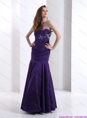 Popular Prom Dress with Beading and Ruching