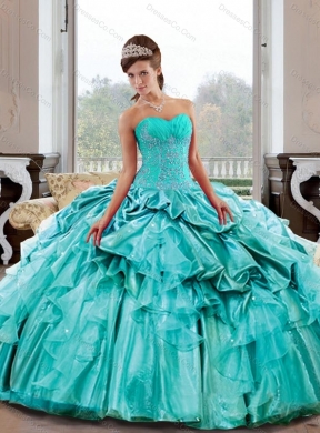 Flirting Quinceanera Dress with Appliques and Pick Ups
