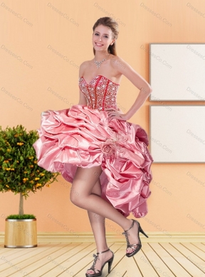 Discount Prom Dress with Beading and Pick Ups