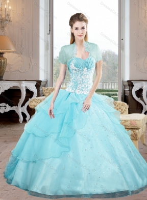 Latest Quinceanera Dress with Appliques and Beading