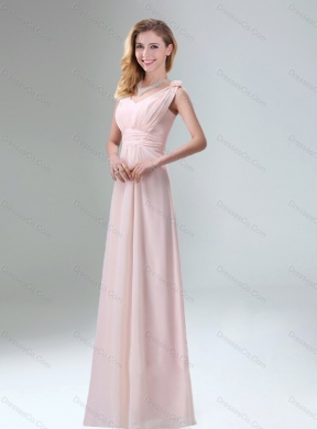Beautiful Chiffon Dama Dress in Light Pink for Summer