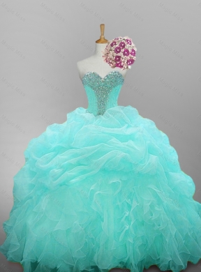Gorgeous Beaded Quinceanera Dress with Ruffled Layers