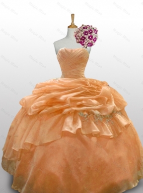 Romantic Quinceanera Dress with Paillette and Ruffled Layers