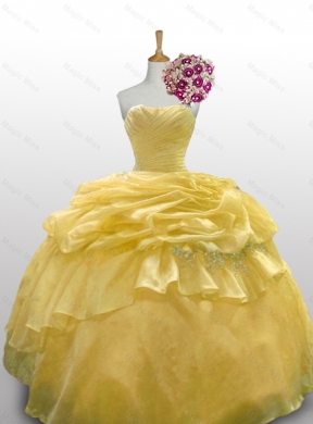 Sweet Ball Gown Quinceanera Dress with Appliques Layers