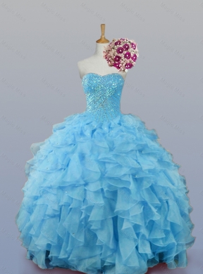 Pretty Quinceanera Dress with Ruffles 228.64