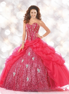 Summer Popular Quinceanera Dress with Sequins and Beading