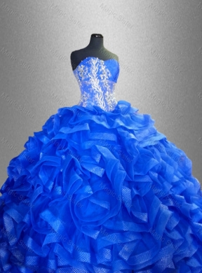 Beaded Luxurious Quinceanera Gowns with Ruffles