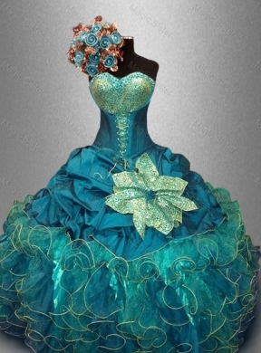 Pretty Quinceanera Dress with Sequins