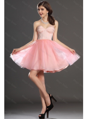 Hot Sale A Line Mini Length Prom Dress with Sweetheart