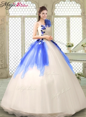 Spring Exclusive Ball Gown Appliques Quinceanera Gowns in Multi Color