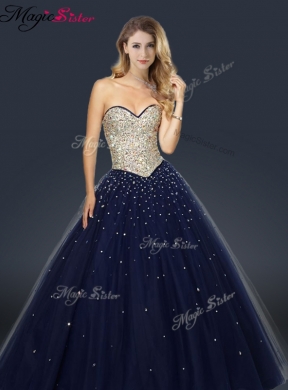 Perfect A Line Prom Dress with Beading and Paillette