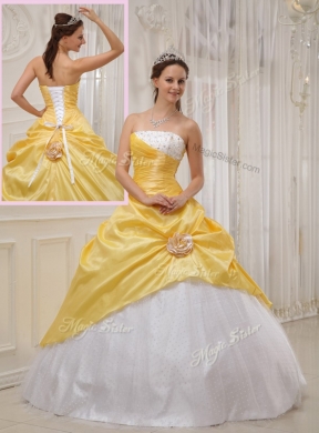 Classic Orange Red Ball Gown Quinceanera Dresses