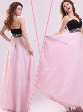 Cheap Empire Beading Evening Dress in Baby Pink