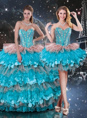 Luxurious Detachable Quinceanera Skirts