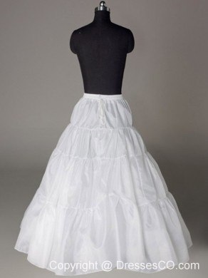 A-line Taffeta Long Wedding Petticoat