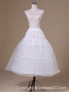 A-linetulle Long Low Price Wedding Petticoat