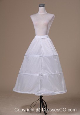 Modest Organza Long Wedding Petticoat