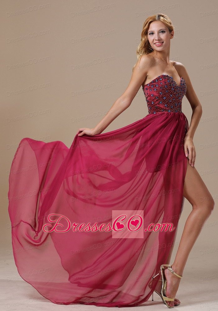 Beaded Bodice and Chiffon In Tallahassee Florida For Prom Dress