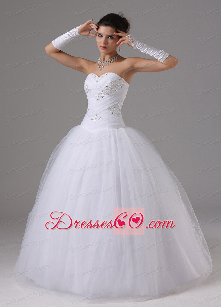 Ball Gown Wedding Dress With Ball Gown Beaded Bodice