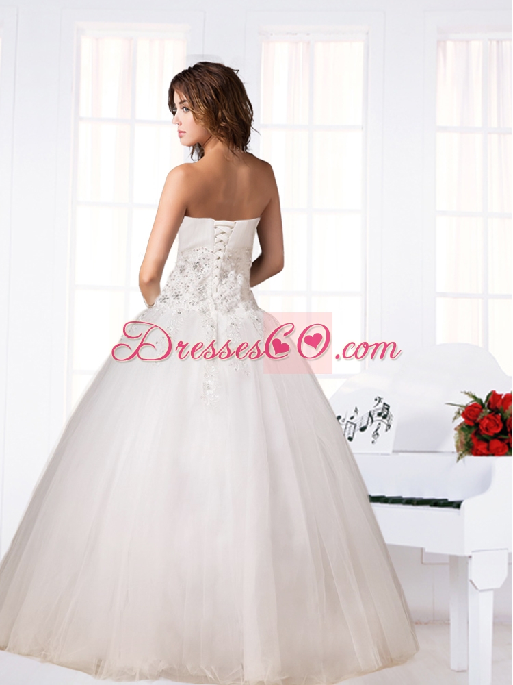 Elegant Ball Gown  Wedding Dress with Beading