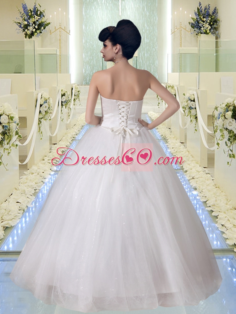 Fashionable Ball Gown Beading Wedding Dress for