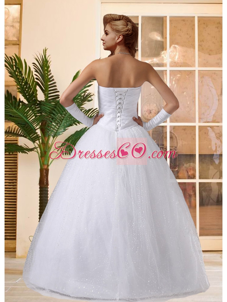Beautiful Princess Wedding Dress with Beading