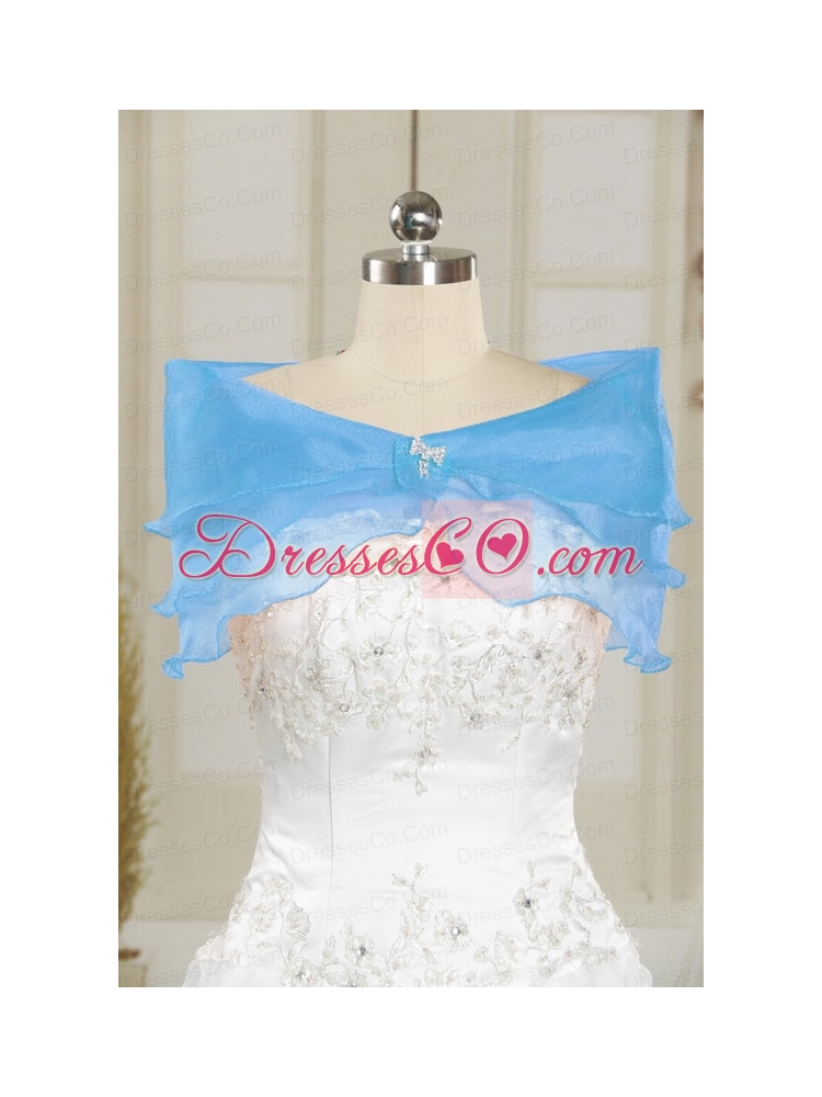 Beading Quinceanera Dress in Baby Blue