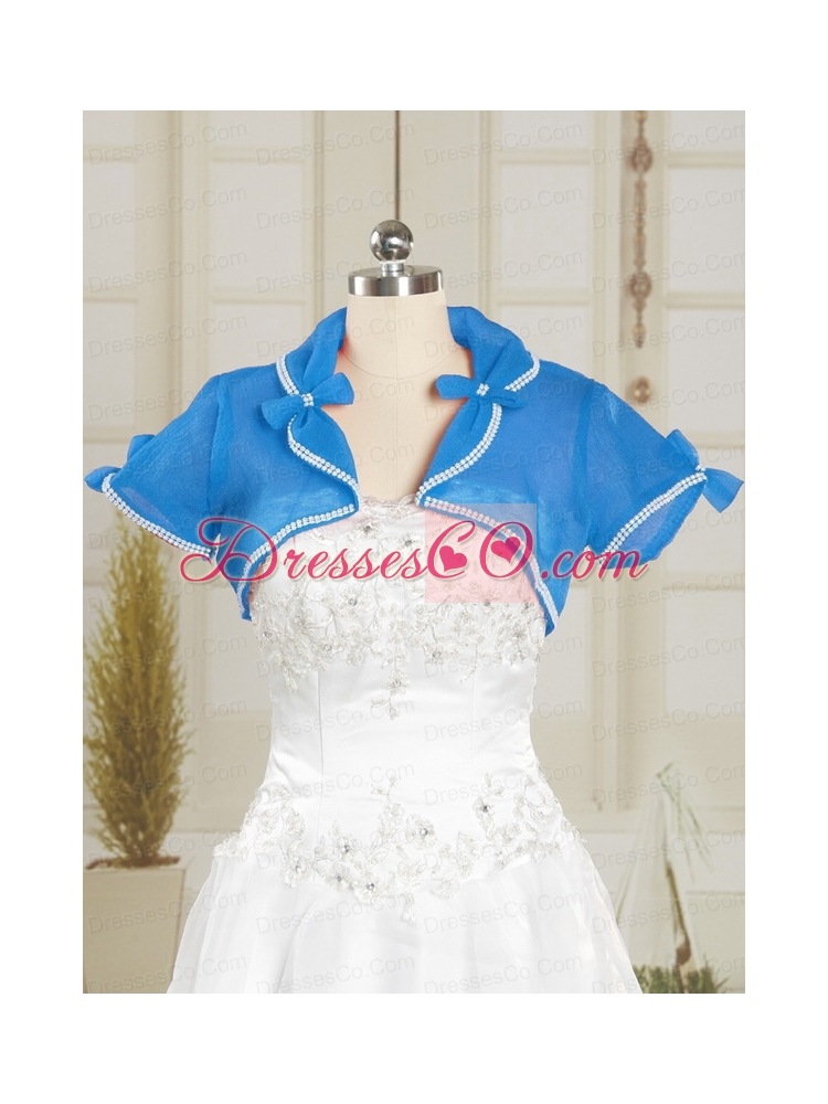 Pretty Baby Blue Quinceanera Dress with Beading