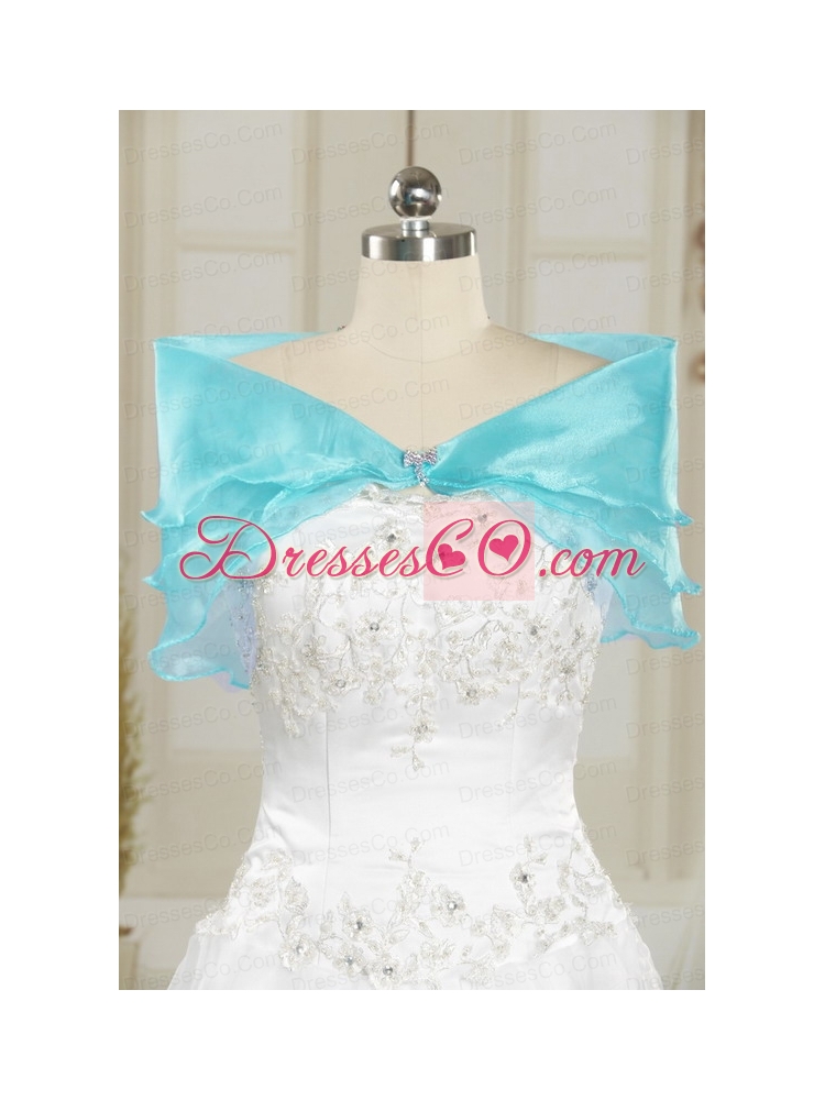 Baby Blue  Quinceanera Dress with   Embroidery