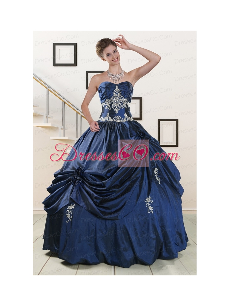 Cheap Quinceanera Gowns with   Appliques