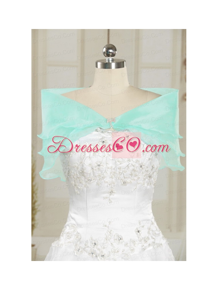 Light Blue  Cheap Quinceanera Dress with   Beading