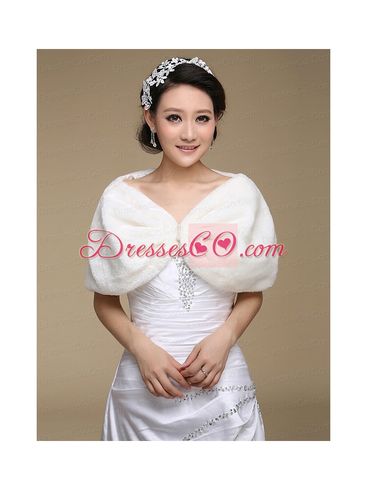 Cheap Beading and Ruffles  Quinceanera   Dress in White