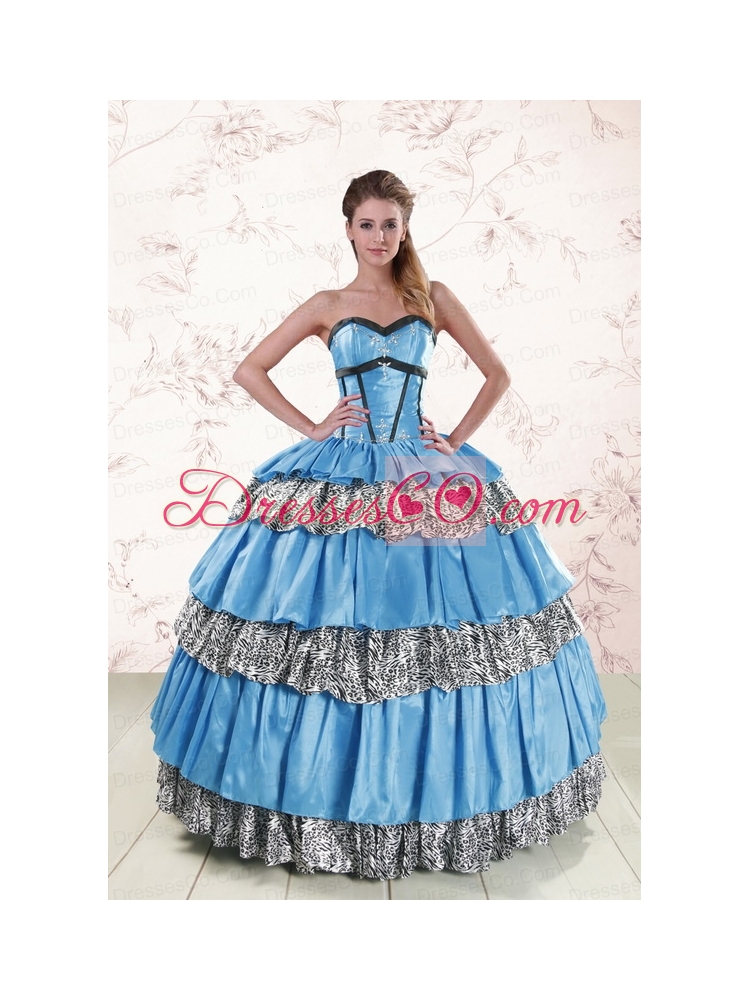 Classic Ball Gown Beading Quinceanera   Dress