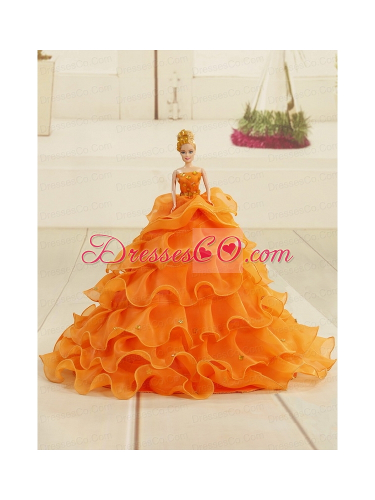Classic Yellow  Quinceanera Dress with Strapless