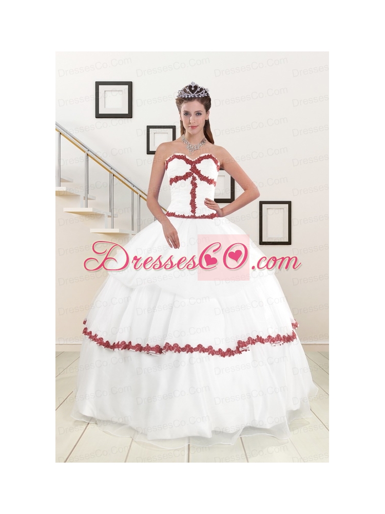 Classic Ball Gown Quinceanera   Dress with Appliques