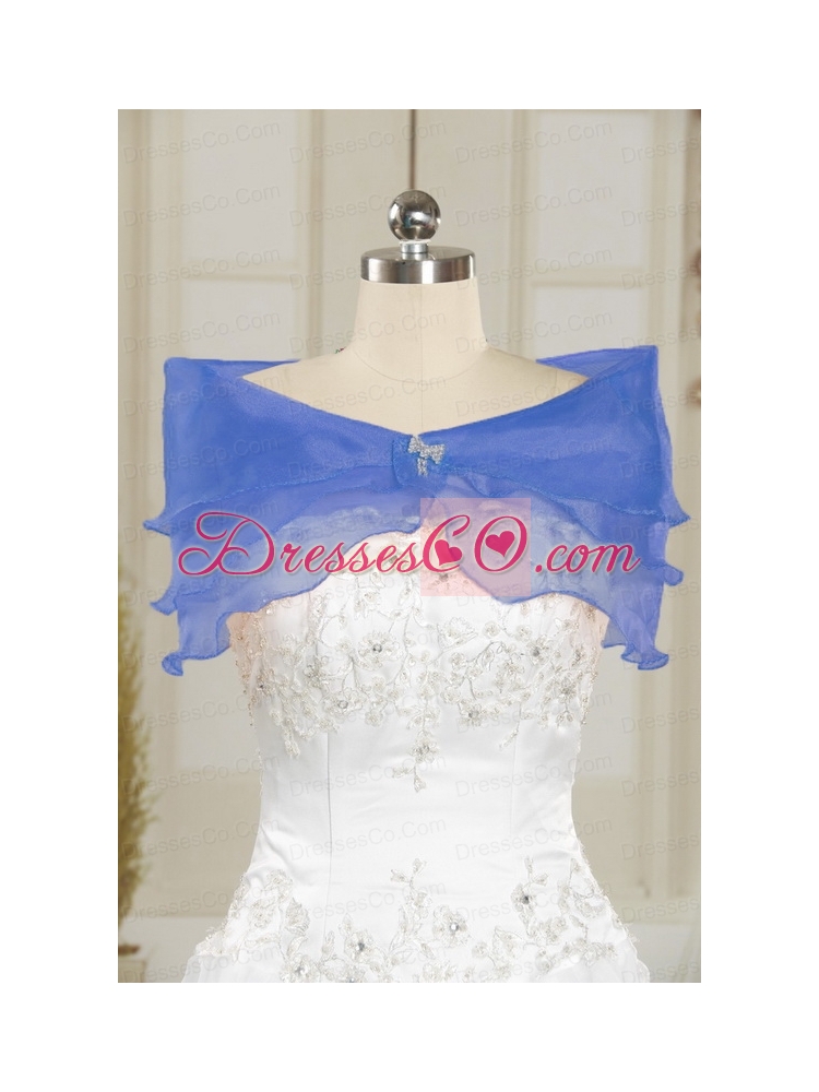 Appliques Elegant Royal Blue Quinceanera DressFor