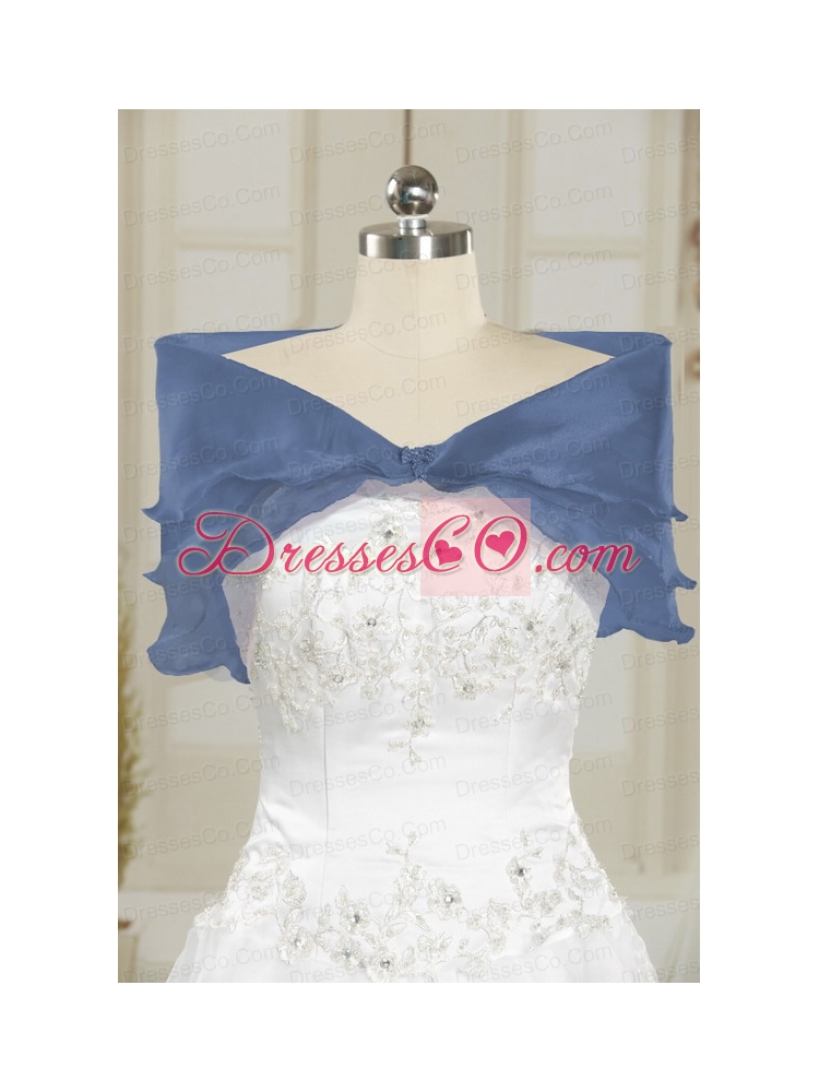 Latest Beading and Ruffles  Quinceanera Dress  in Royal Blue